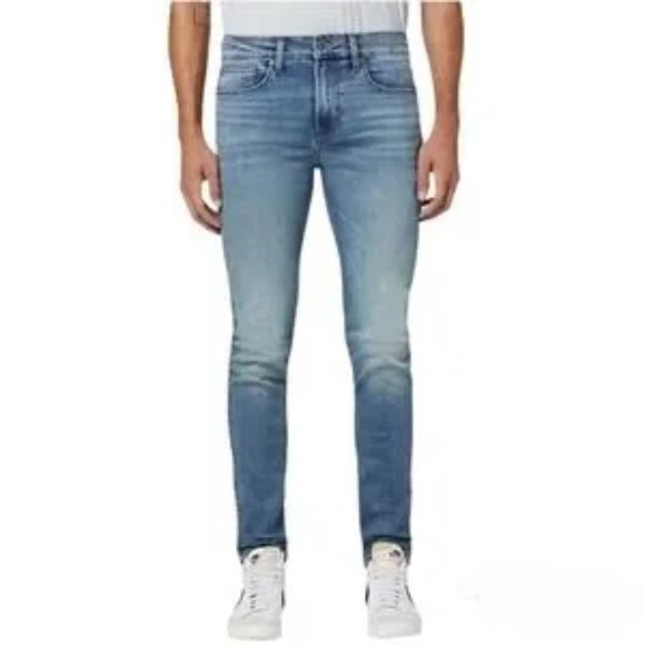 Hudson Jeans Axl Slim Skinny Fit Button Fly Light Wash Mid Rise Size 30 #M715DAZ - Picture 1 of 16